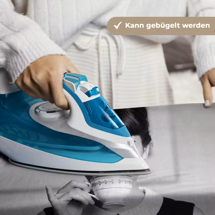 Portret - Thee - Vrouw Wandkleed katoen klein -tsfeer9_DE