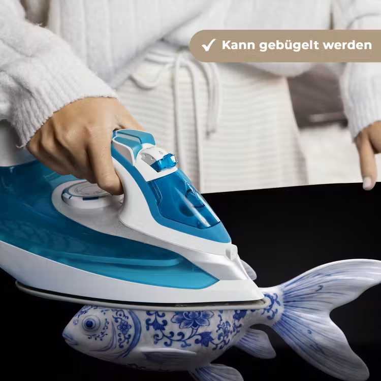 Porselein - Goudvis - Delfts - Blauw Wandkleed katoen klein -tsfeer9_DE