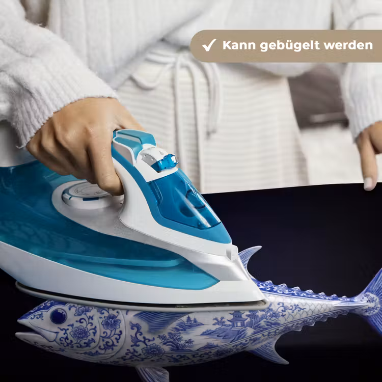 Porselein - Tonijn - Delfts - Blauw Wandkleed katoen klein -tsfeer9_DE