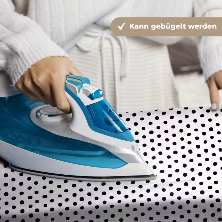 Stippen - Patroon - Zwart - Wit Wandkleed katoen klein 269 -tsfeer9_DE
