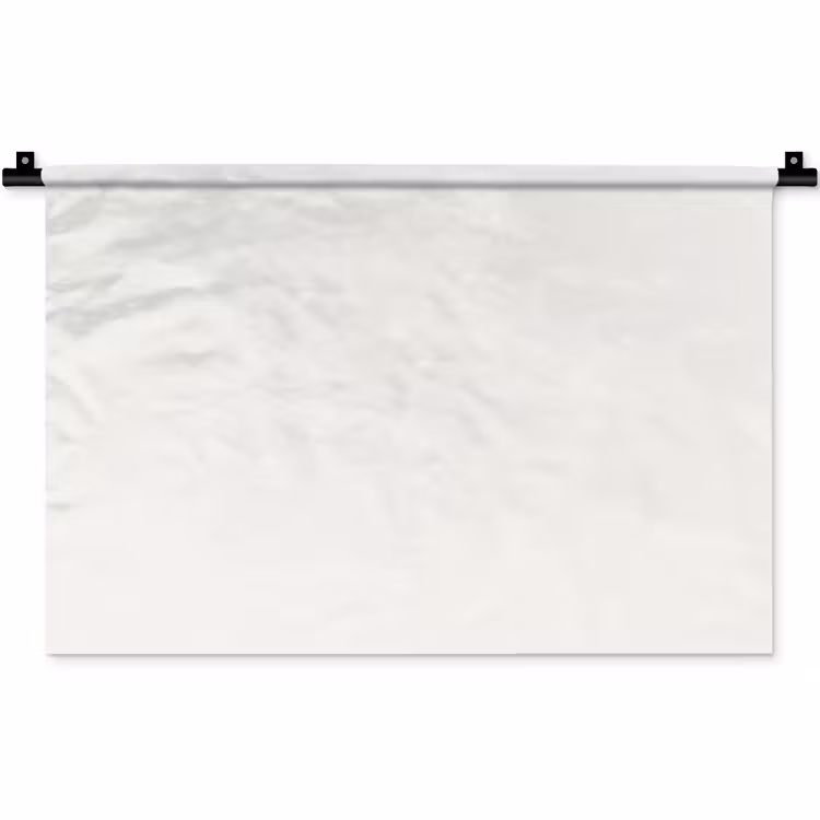 Pure - Alabaster - Wit Wandkleed katoen klein 269 -zz3d