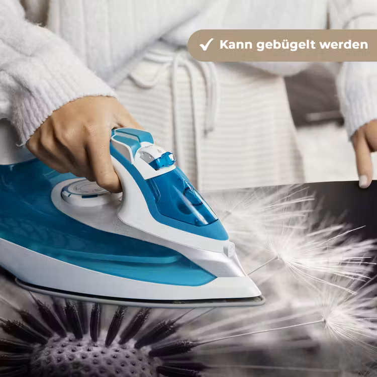 Paardenbloem - Zwart - Wit Wandkleed katoen klein -tsfeer9_DE