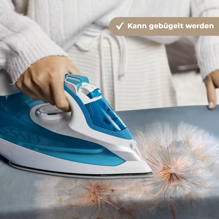 Paardenbloemen - Pluisjes - Wit Wandkleed katoen klein -tsfeer9_DE
