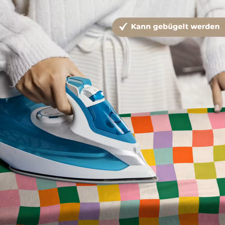 Vierkanten - Kleurrijk - Golvend Wandkleed katoen klein -tsfeer9_DE