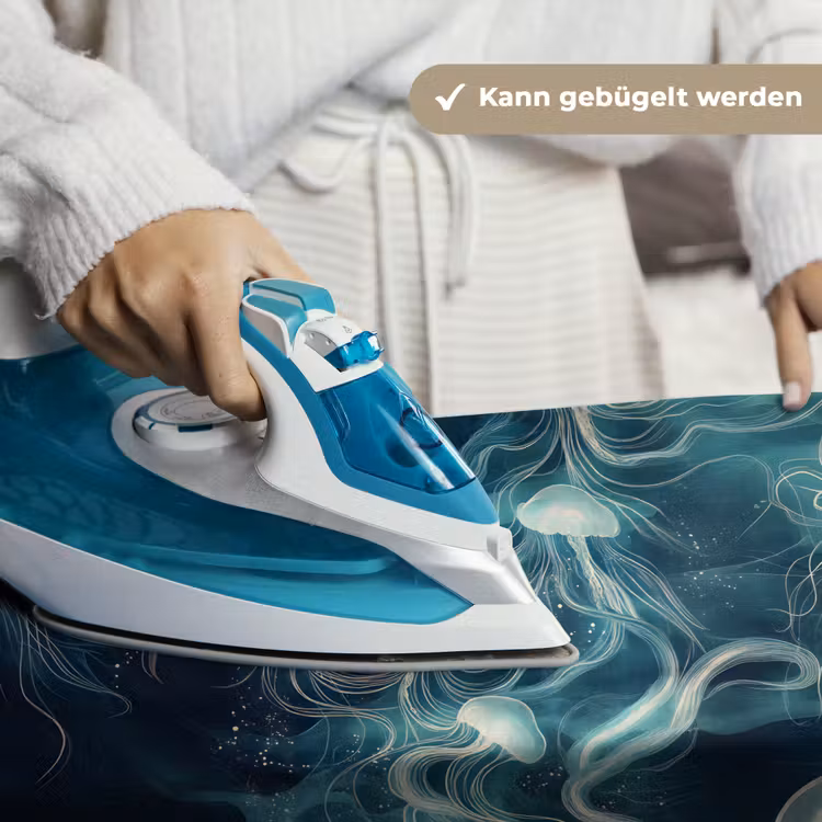 Kwallen - Zee - Wit - Golven Wandkleed katoen klein -tsfeer9_DE