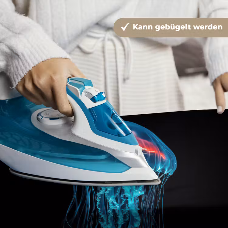 Kwal - Tentakels - Blauw - Licht Wandkleed katoen klein -tsfeer9_DE