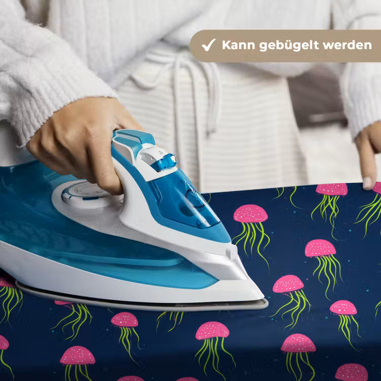 Kwallen - Diepzee - Neon Wandkleed katoen klein 269 -tsfeer9_DE