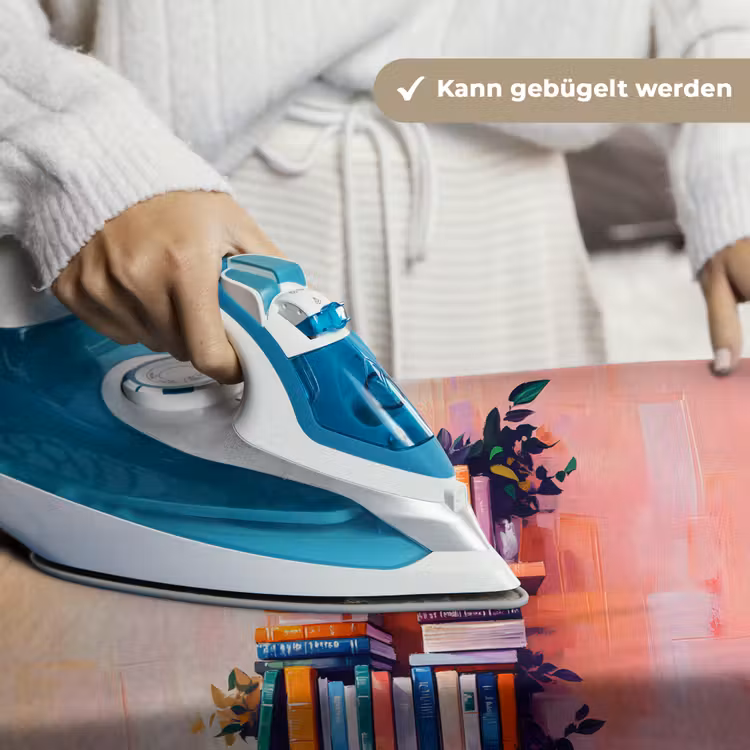 Planken - Boeken - Bladeren Wandkleed katoen klein -tsfeer9_DE