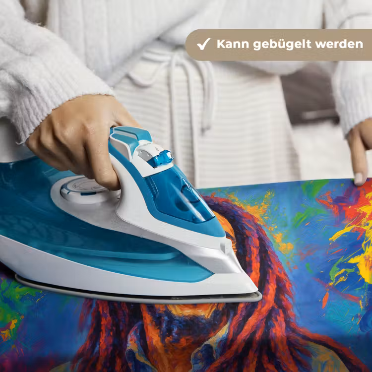 Regenboogkleuren - Man - schilderij Wandkleed katoen klein -tsfeer9_DE