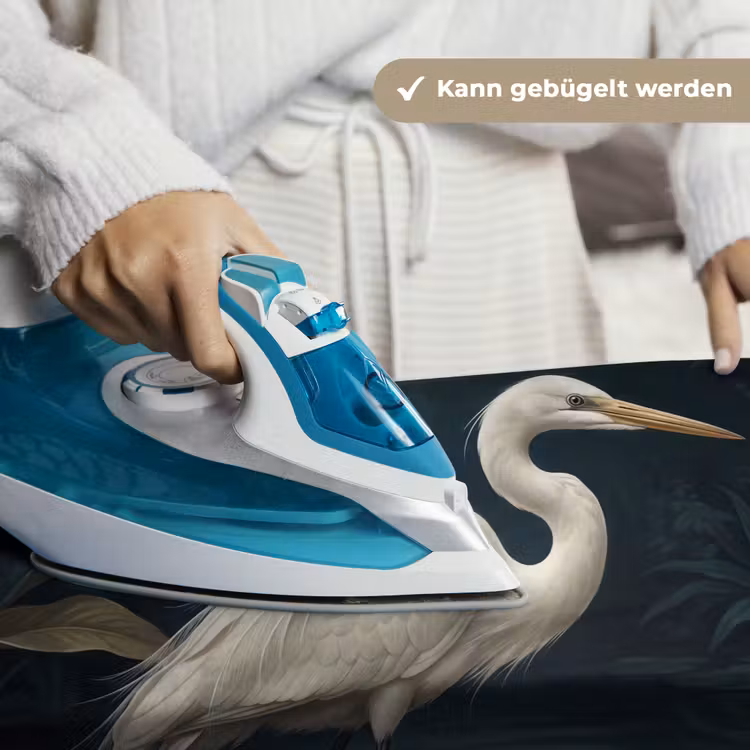 Reiger - Water - Natuur - Modern - Wit Wandkleed katoen klein -tsfeer9_DE