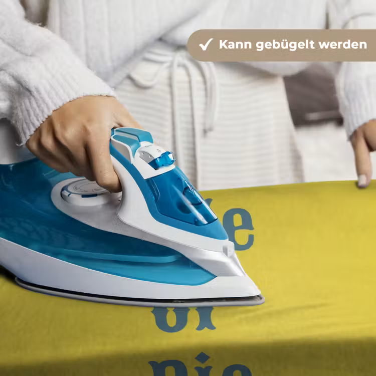 Ride or die - Geel - Blauw Wandkleed katoen klein -tsfeer9_DE