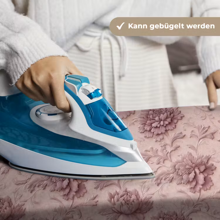 Reliëf - Pioenrozen - Roze Wandkleed katoen klein 269 -tsfeer9_DE