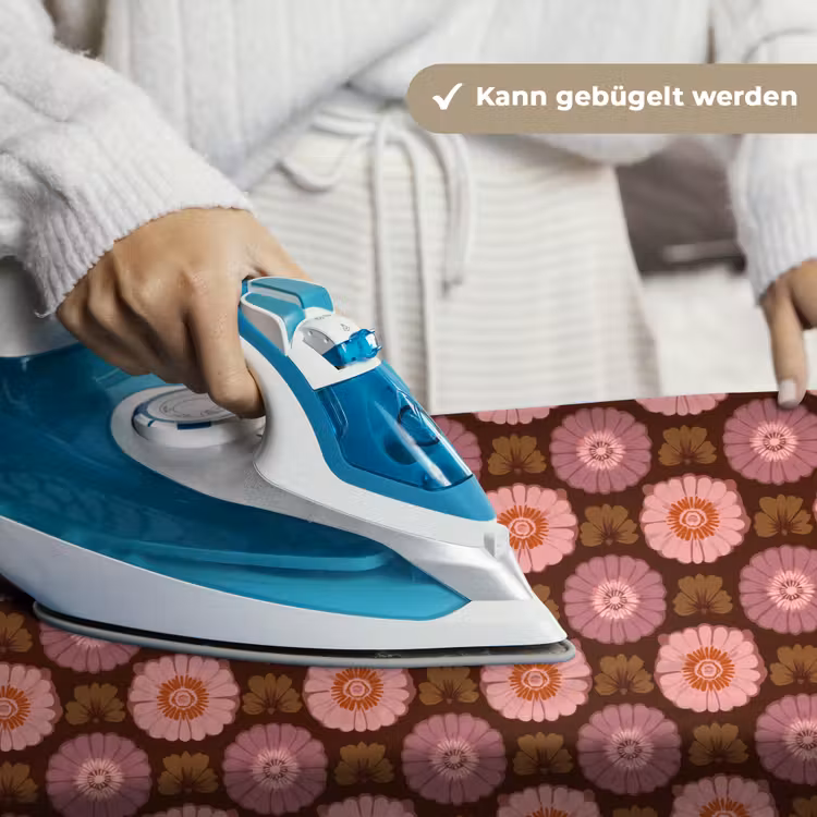 Retro - Madelief - Roze Wandkleed katoen klein 269 -tsfeer9_DE