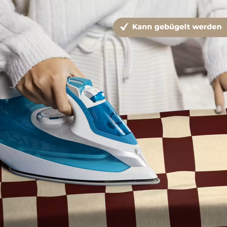 Retro - Patroon - Bruin Wandkleed katoen klein 269 -tsfeer9_DE