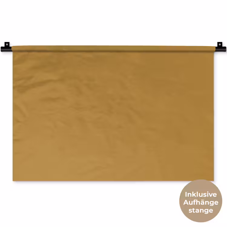 Rhythmic - Ochre - Geel Wandkleed katoen klein 269 -t3d_DE
