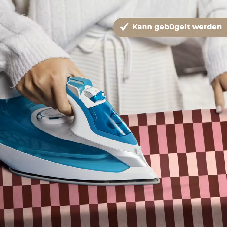 Roze - Rood - Blokjes Wandkleed katoen klein 269 -tsfeer9_DE