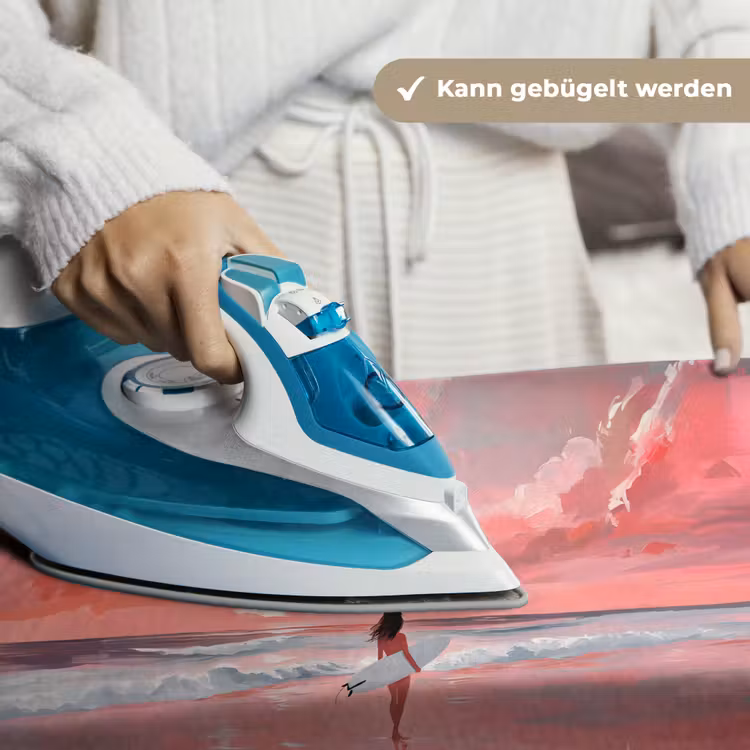Roze - Surfen - Zee Wandkleed katoen klein -tsfeer9_DE