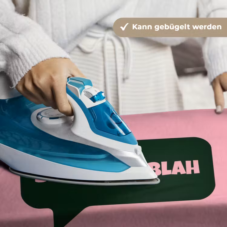 Roze - Tekstwolk - Groen - BLAH BLAH BLAH Wandkleed katoen klein -tsfeer9_DE