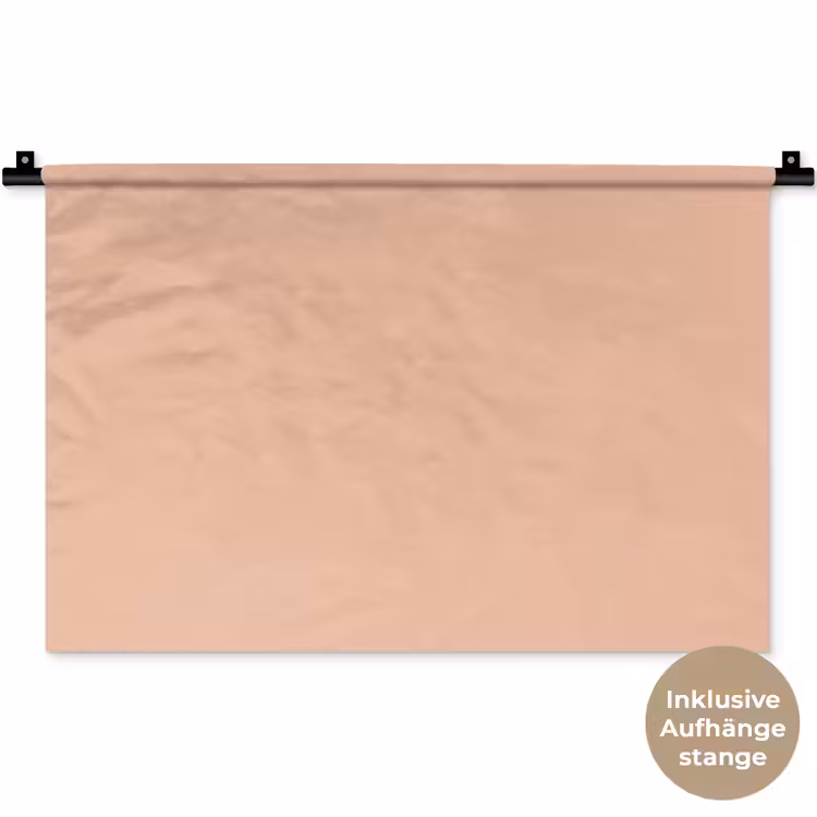 Blush - Terracotta - Nude Wandkleed katoen klein 269 -t3d_DE