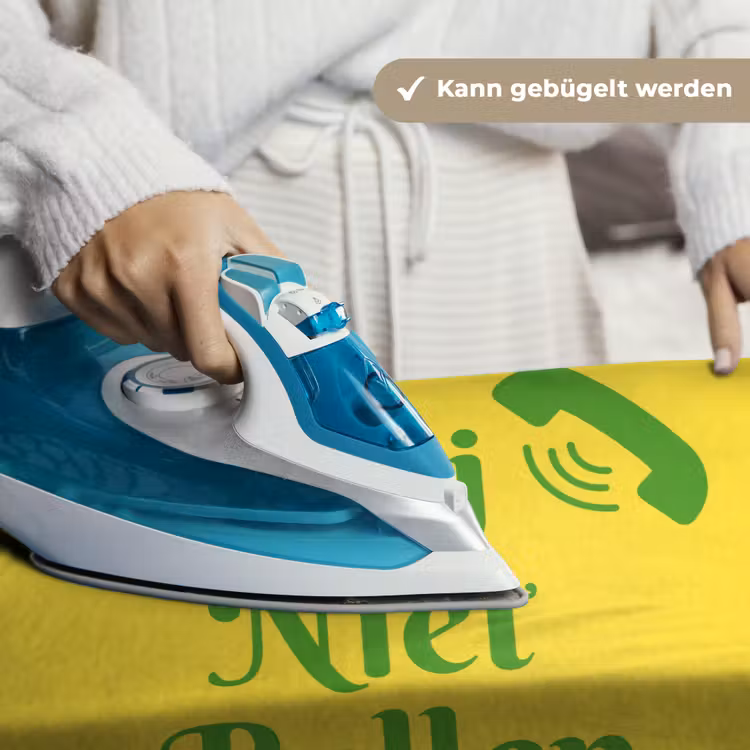Mij niet bellen - Telefoon - Geel Wandkleed katoen klein -tsfeer9_DE