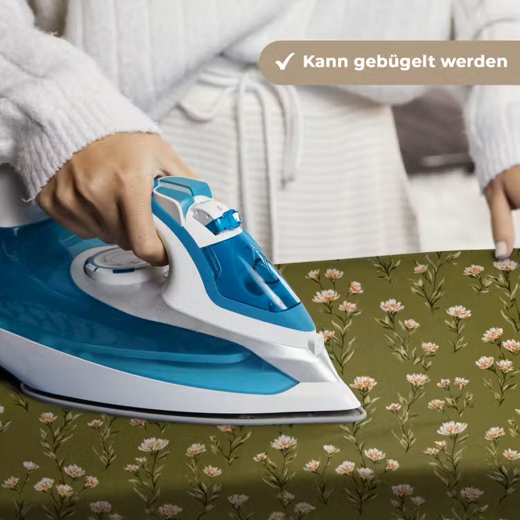Landelijk - Bloemen -  Groen Wandkleed katoen klein 269 -tsfeer9_DE