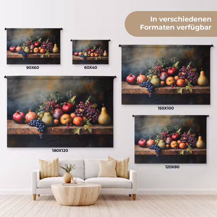 Rustiek - Stilleven - Fruit Wandkleed katoen klein -tsfeer8_DE