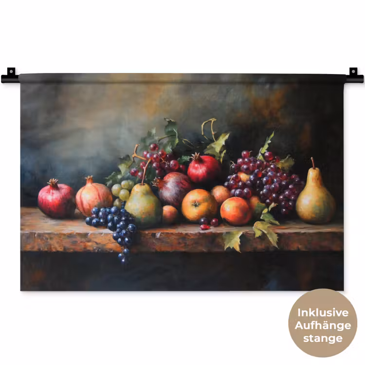 Rustiek - Stilleven - Fruit Wandkleed katoen klein -t3d_DE
