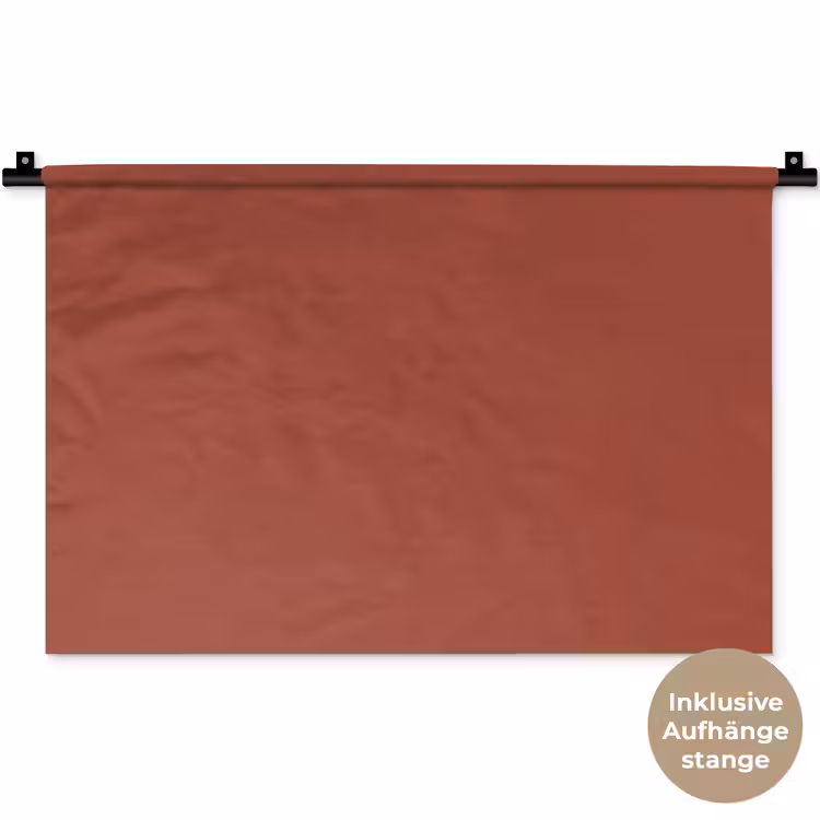 Rustic - Terracotta - Oranje Wandkleed katoen klein 269 -t3d_DE