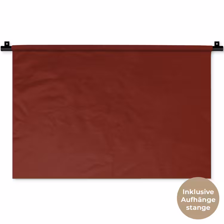 Rustic - Terracotta - Rood Wandkleed katoen klein 269 -t3d_DE