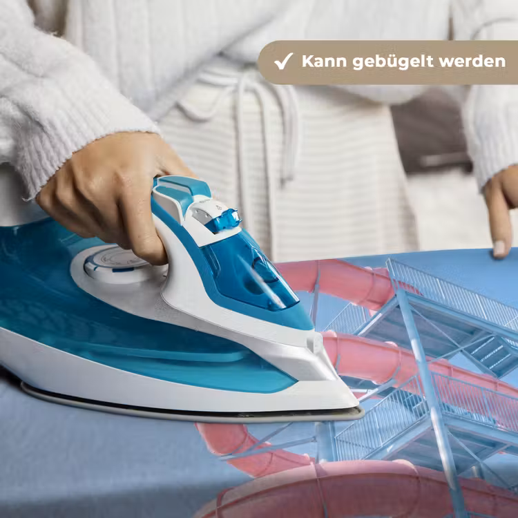 Glijbaan - Waterpark - Spiraal - Modern - Roze Wandkleed katoen klein -tsfeer9_DE