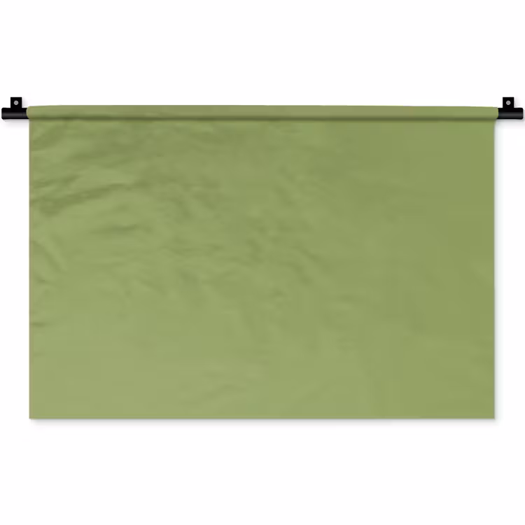 Sage - Green - Groen Wandkleed katoen klein 269 -zz3d
