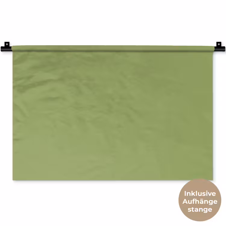 Sage - Green - Groen Wandkleed katoen klein 269 -t3d_DE