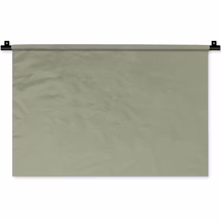 Sage - Mist - Groen Wandkleed katoen klein 269 -zz3d