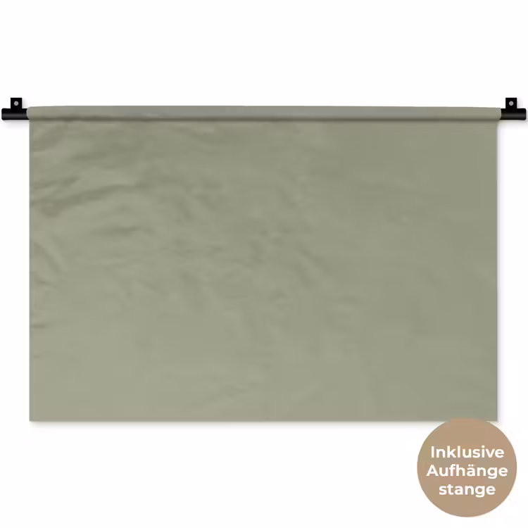 Sage - Mist - Groen Wandkleed katoen klein 269 -t3d_DE