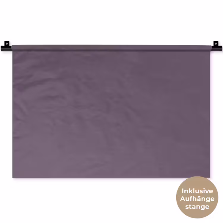 Velvet - Aubergine - Paars Wandkleed katoen klein 269 -t3d_DE