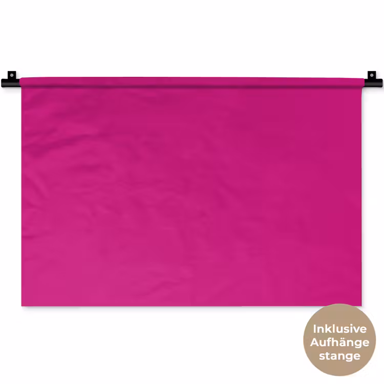 Velvet - Magenta - Roze Wandkleed katoen klein 269 -t3d_DE