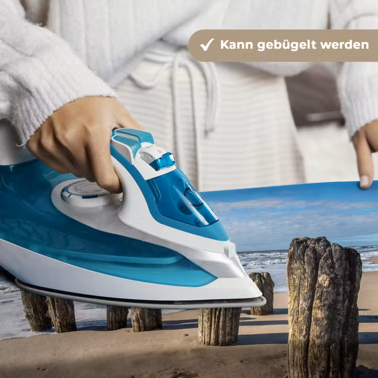 Zand - Strand - Paal - Water - Zomer Wandkleed katoen klein -tsfeer9_DE