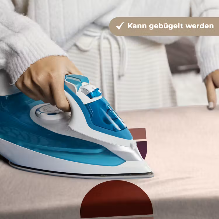 Zandloper - Symmetrisch - Rood - Paars Wandkleed katoen klein -tsfeer9_DE