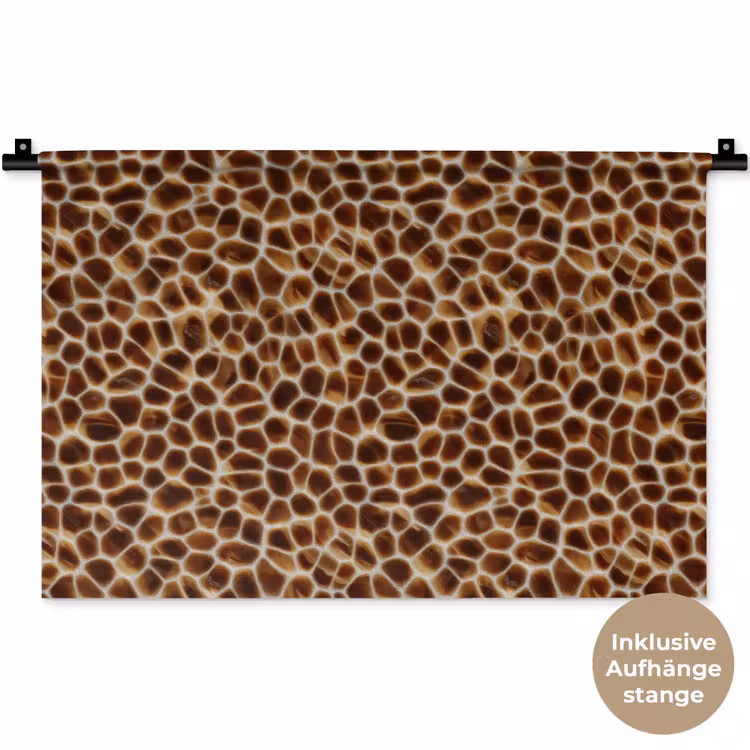 Schildpad - Bruin - Patroon Wandkleed katoen klein 269 -t3d_DE