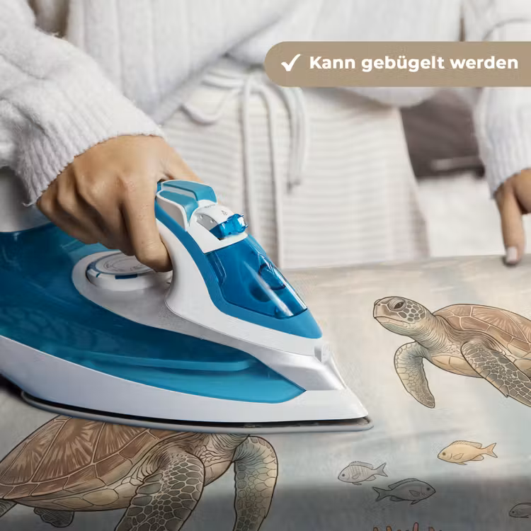 Schildpad - Onderwater - Natuur - Illustratie Wandkleed katoen klein -tsfeer9_DE