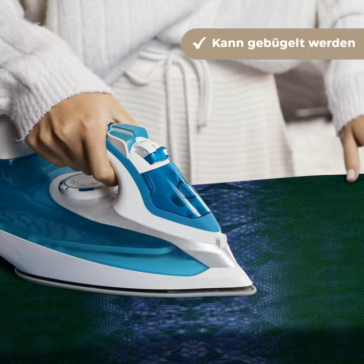 Slang - Boa - Blauw - Groen Wandkleed katoen klein 269 -tsfeer9_DE