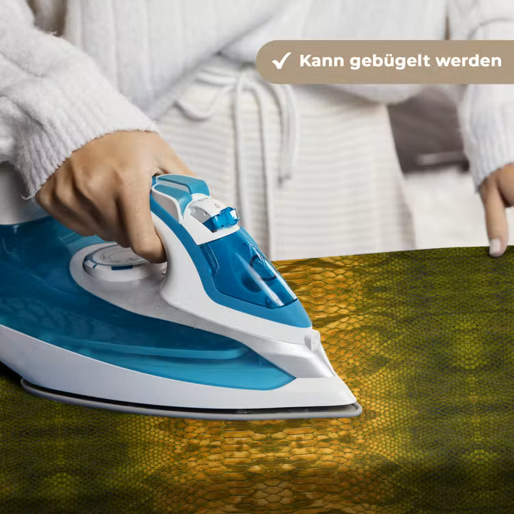 Slang - Boa - Geel - Groen Wandkleed katoen klein 269 -tsfeer9_DE