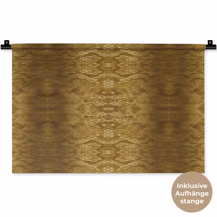Slang - Boa - Goud - Bruin Wandkleed katoen klein 269 -t3d_DE