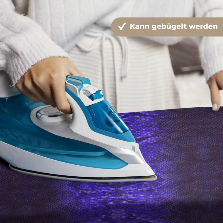 Slang - Boa - Paars - Blauw Wandkleed katoen klein 269 -tsfeer9_DE