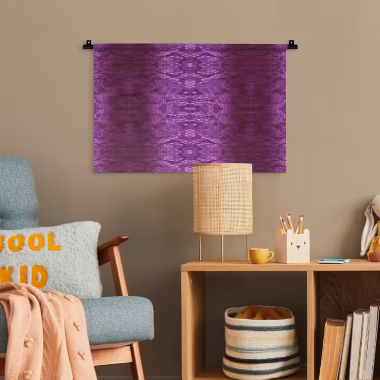 Slang - Boa - Paars - Roze Wandkleed katoen klein 269 -wsfeer4_kind