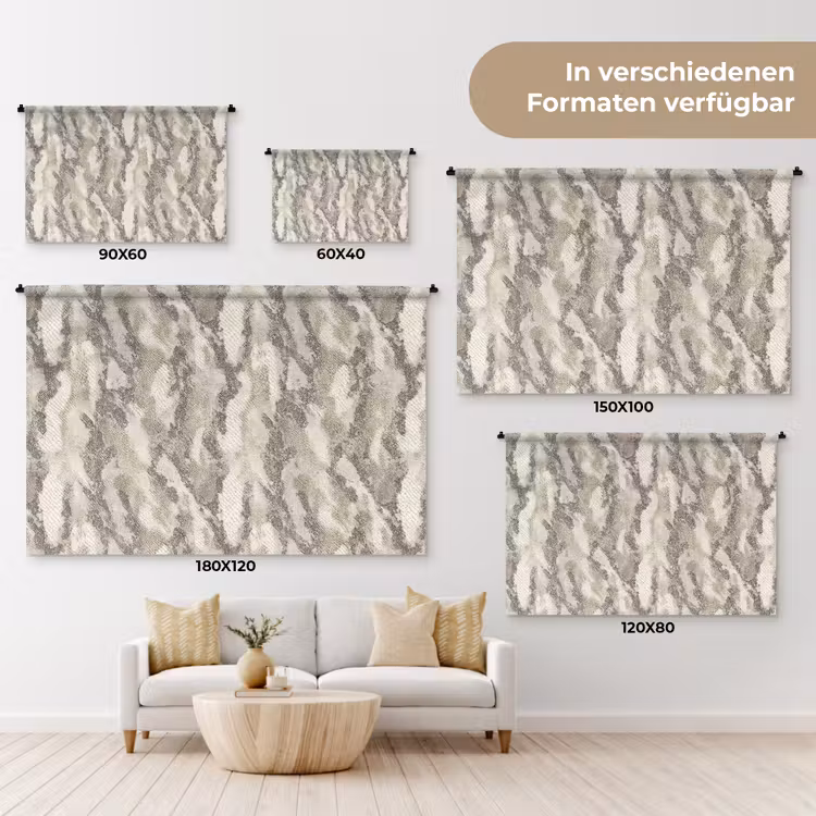 Slang - Patroon - Taupe Wandkleed katoen klein 269 -tsfeer8_DE