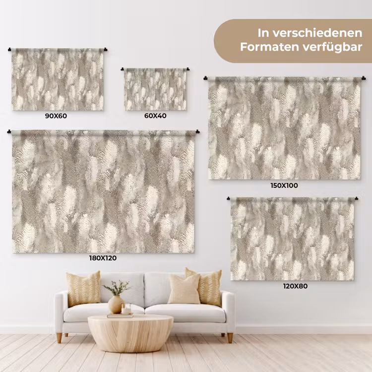 Slang - Textuur - Zand Wandkleed katoen klein 269 -tsfeer8_DE