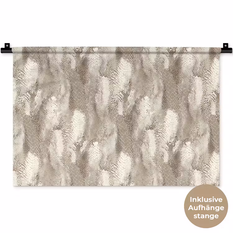 Slang - Textuur - Zand Wandkleed katoen klein 269 -t3d_DE