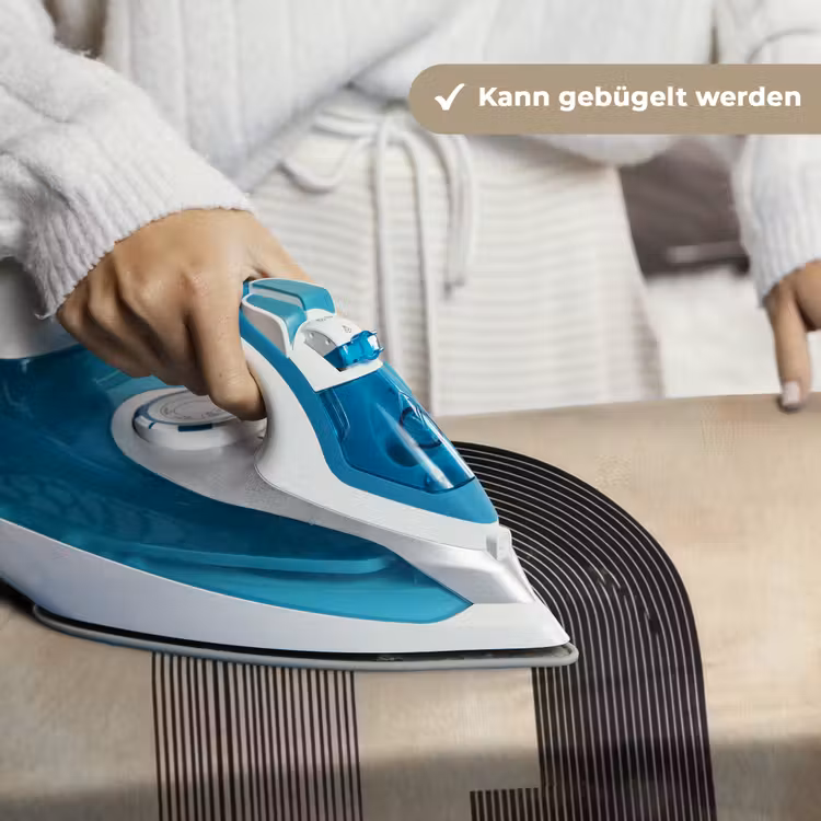 Boog - Strepen - Minimalistisch - Zwart Wandkleed katoen klein -tsfeer9_DE