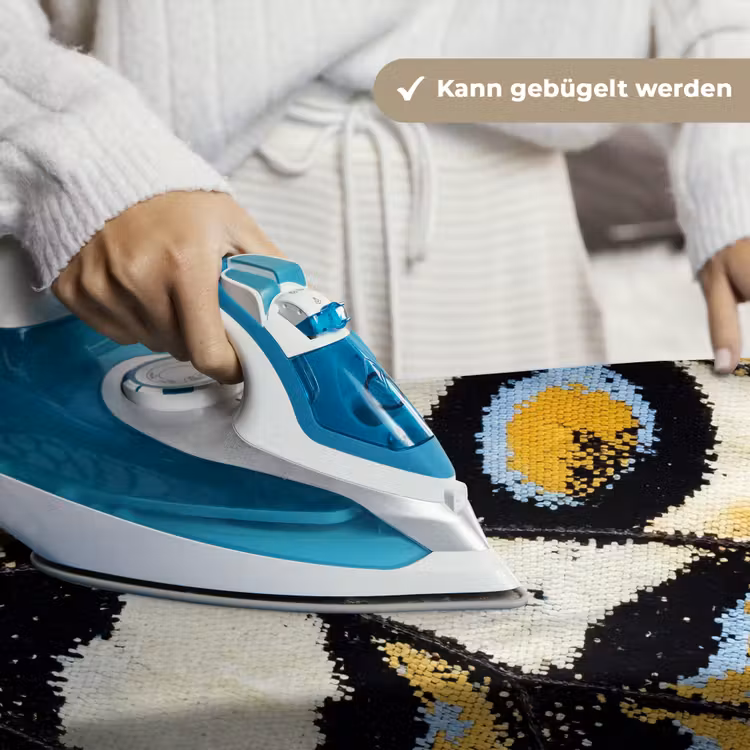 Vlinder - Vleugel - Geel Wandkleed katoen klein -tsfeer9_DE